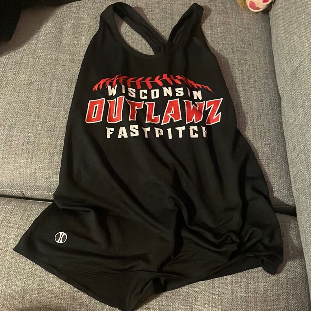 wisconsin outlawz fast pitch tank top